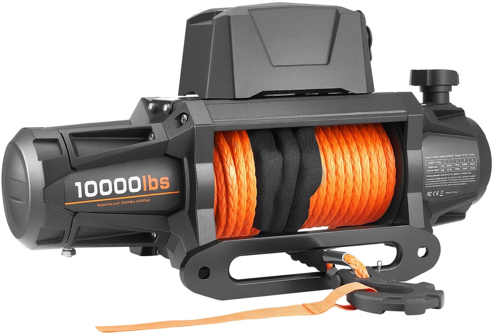 VEVOR Elektrinė gervė 4500 kg 12V DC su sintetine virve