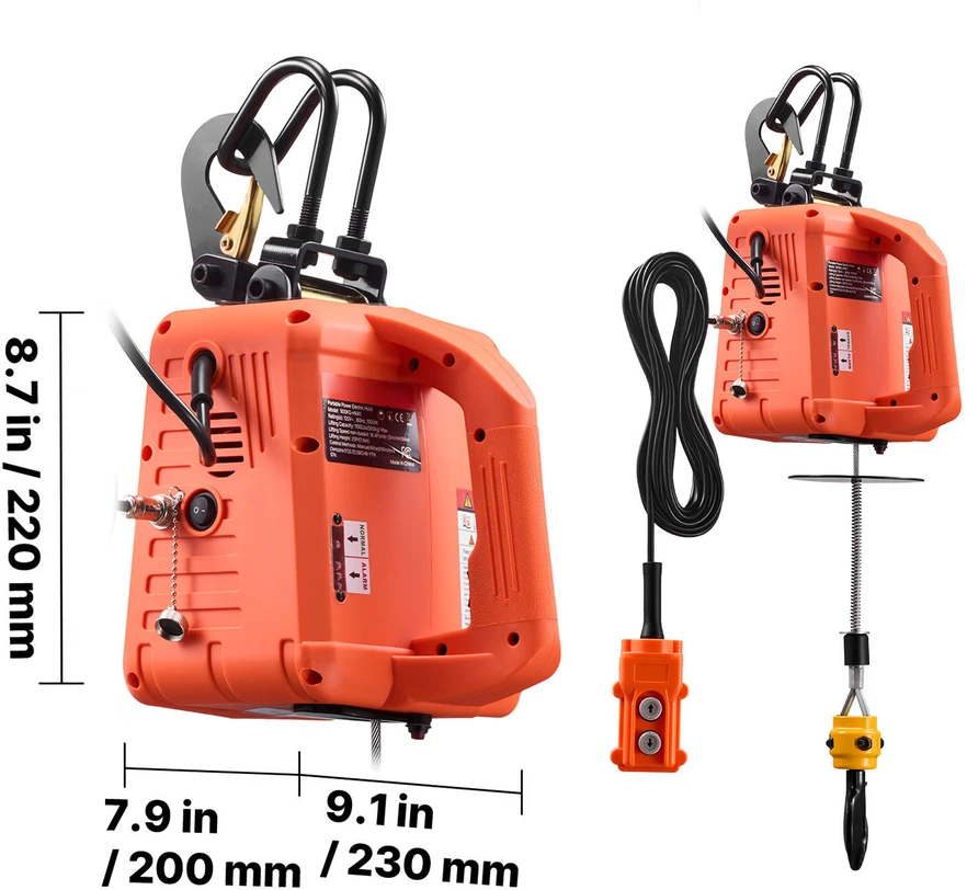 VEVOR Elektrinis 3-in-1 paletas kėlimo įrenginys, 500 kg