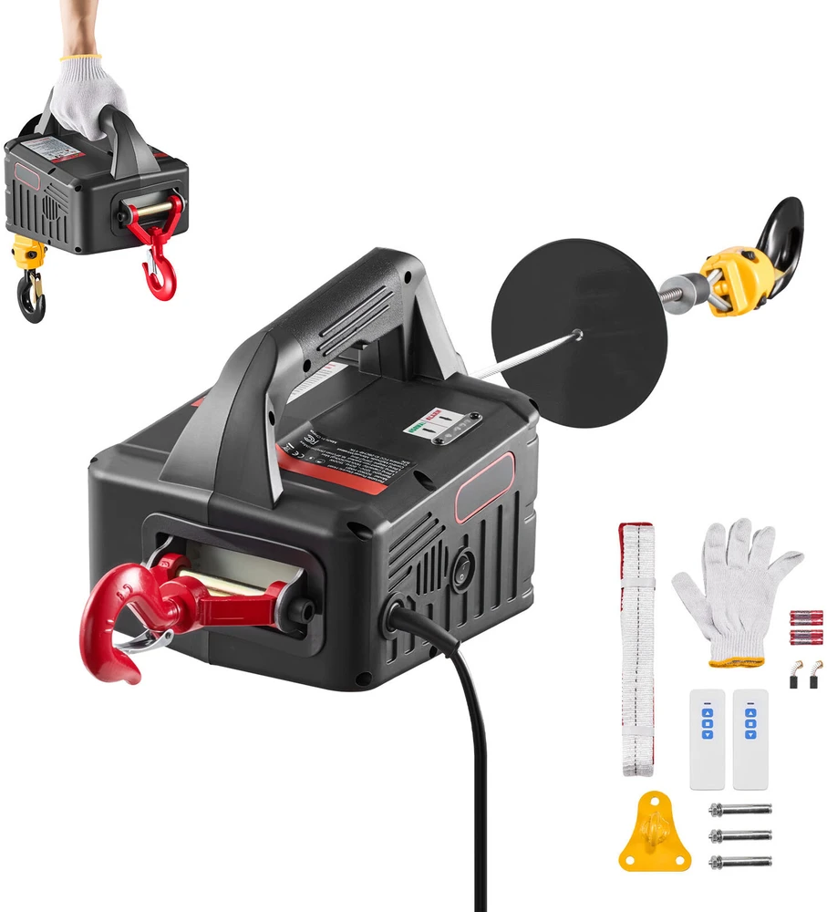 VEVOR Elektrinis gervės, 500 kg talpos, 1500W