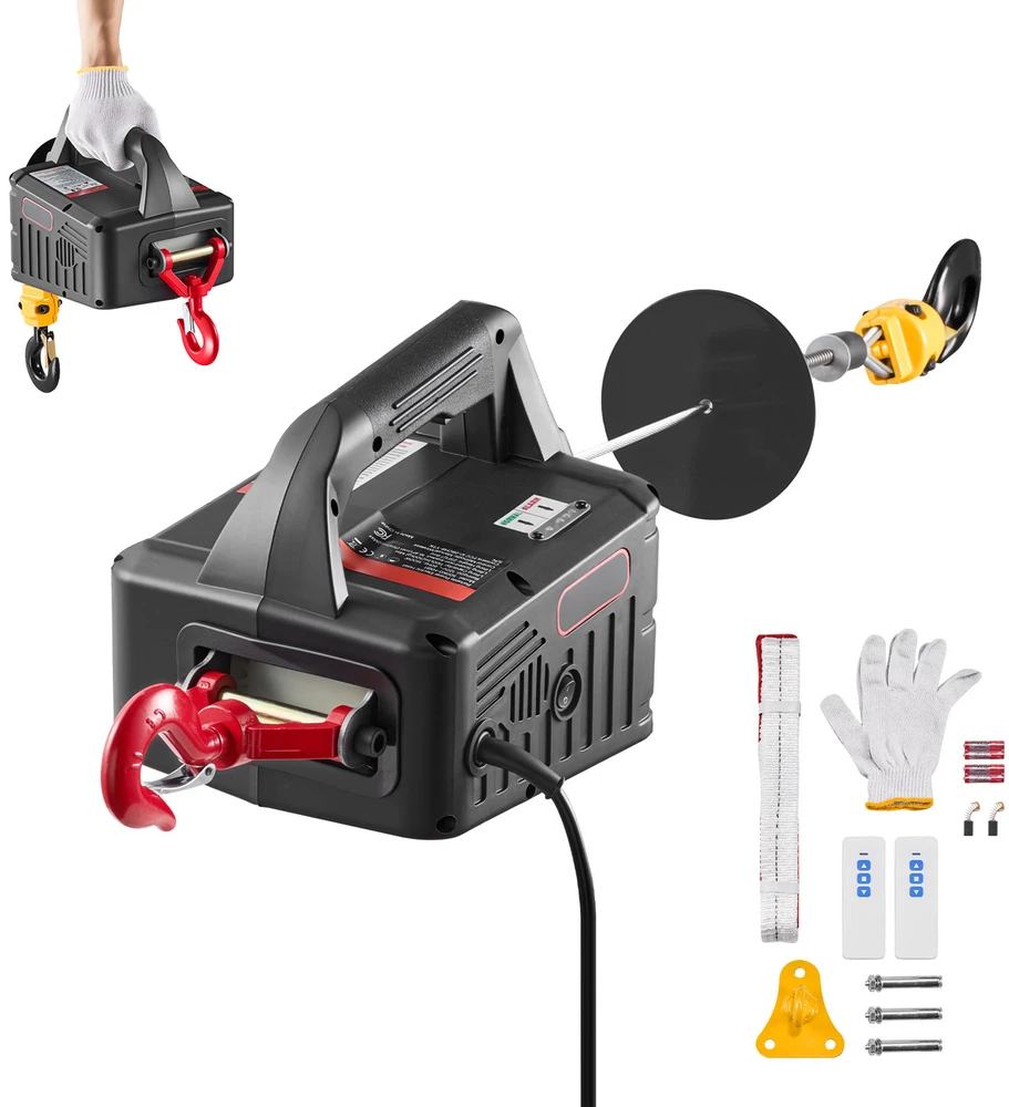 VEVOR Elektrinis gervės, 500 kg talpos, 1500W