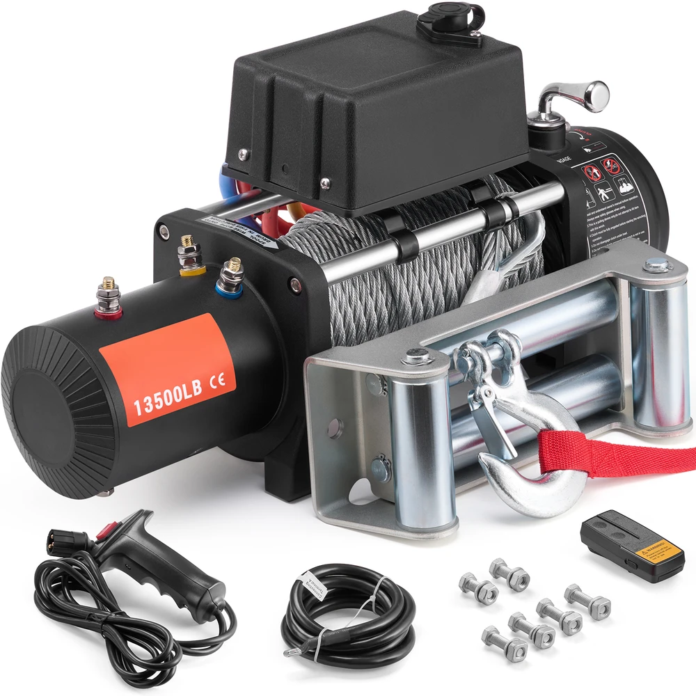 VEVOR Elektrinė gervė sunkvežimiui 6123 kg plieninė IP65