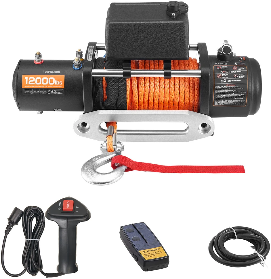 VEVOR Elektrinė gervė, 5400 kg apkrova, 12V sunkvežimiams