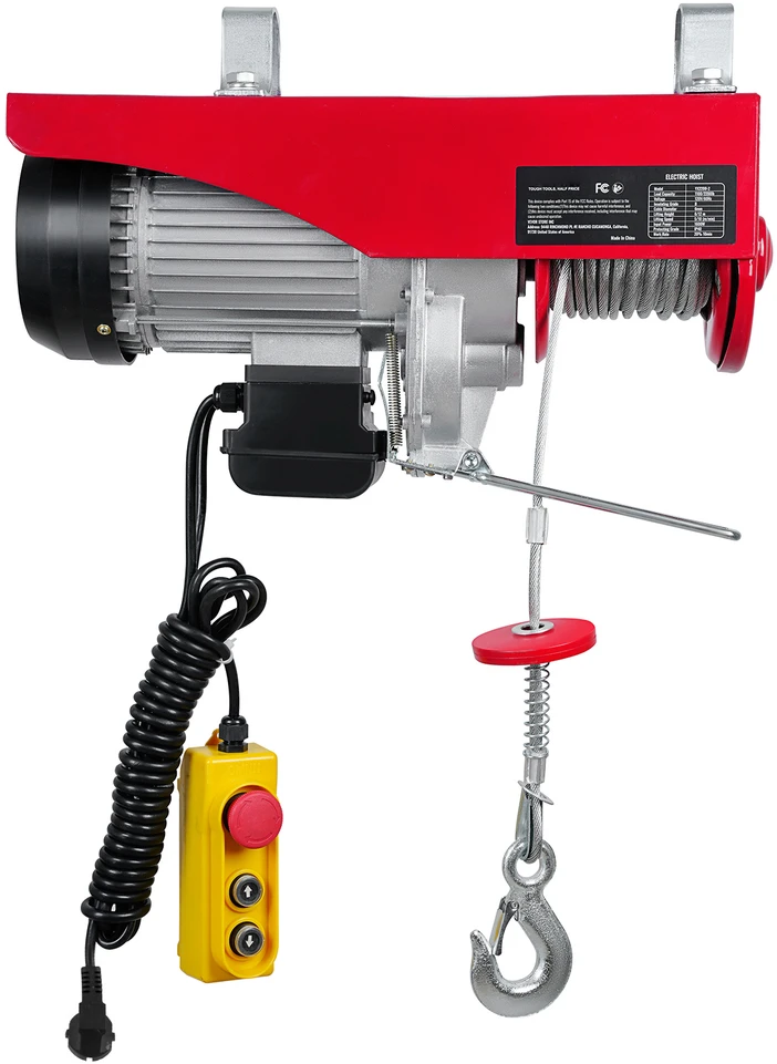 VEVOR Elektrinis keltuvas, 1000 kg talpa, 1600W variklis
