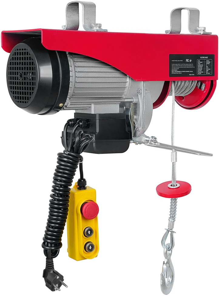 VEVOR Elektrinis keltuvas, 1000 kg talpa, 1600W variklis