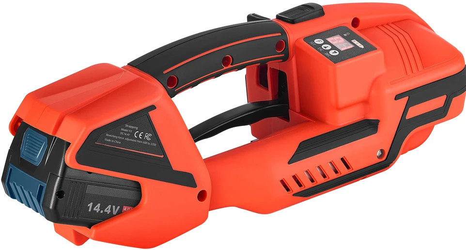 VEVOR Elektrinė juostavimo mašina, 2 x 4000 mAh baterijos