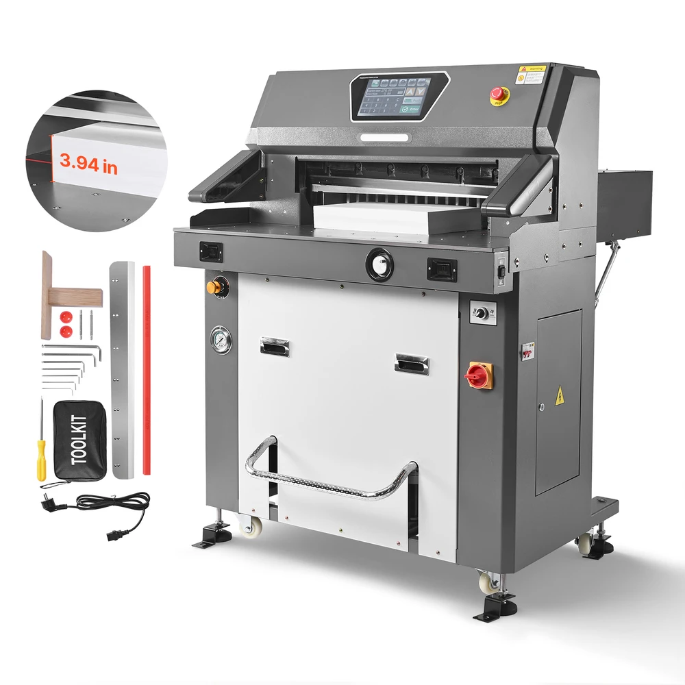 VEVOR Elektrinė hidraulinė popieriaus pjaustyklė, 660 mm pločio
