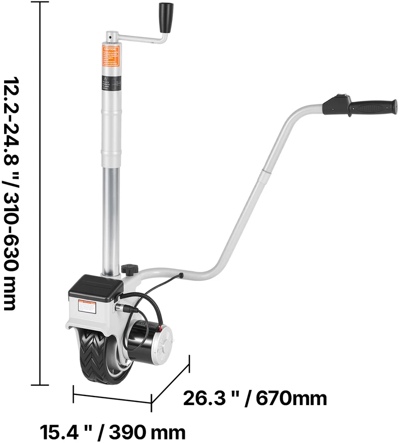 VEVOR Elektrinė priekabos vilktis, iki 2,5 t