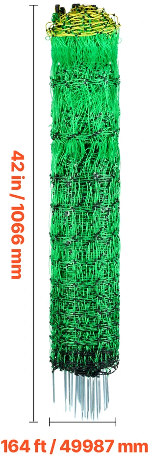 VEVOR Elektrinės tvoros tinklas 106 cm x 50 m