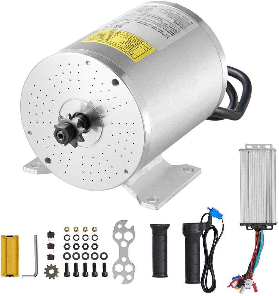 VEVOR 1800W elektrinis bešepetinis nuolatinės srovės variklis 48V