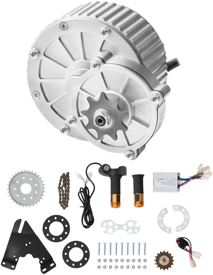 VEVOR 450W elektrinio DC variklio rinkinys su valdikliu