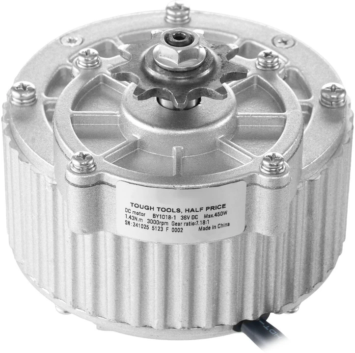 VEVOR 450W elektrinio DC variklio rinkinys su valdikliu