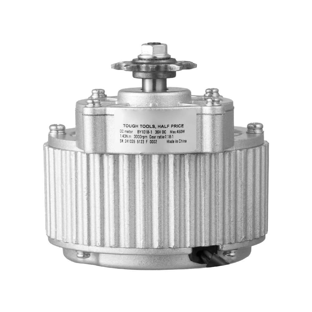 VEVOR 450W elektrinio DC variklio rinkinys su valdikliu