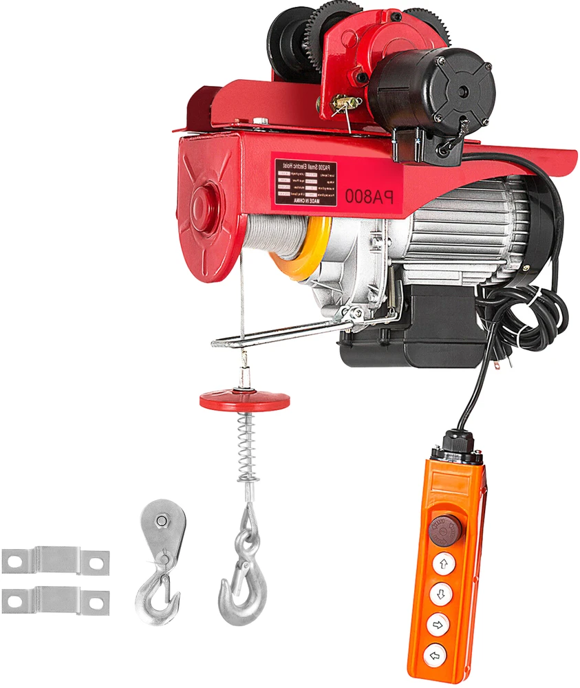 VEVOR 800 kg elektrinis keltuvas su vežimėliu 1300W