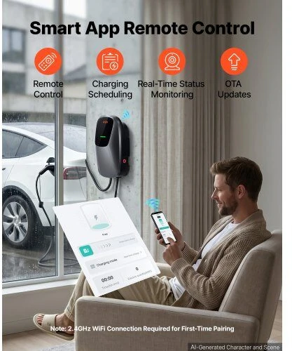 VEVOR Elektromobilio įkrovimo stotelė 11 kW