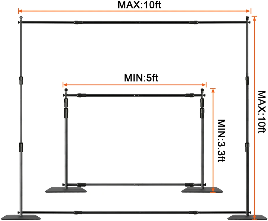 VEVOR 3m x 3m vamzdžių ir užuolaidų rinkinys