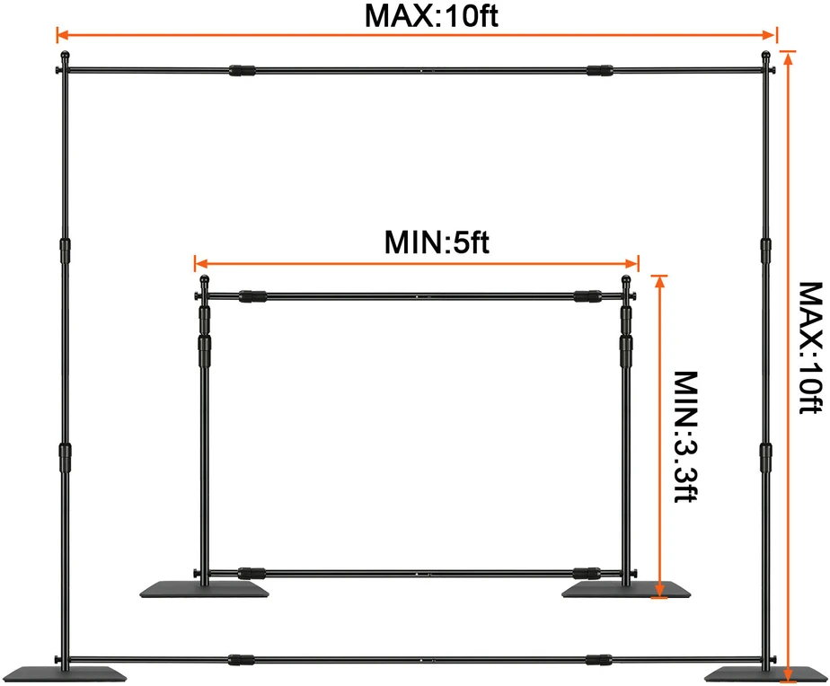 VEVOR 3m x 3m vamzdžių ir užuolaidų rinkinys