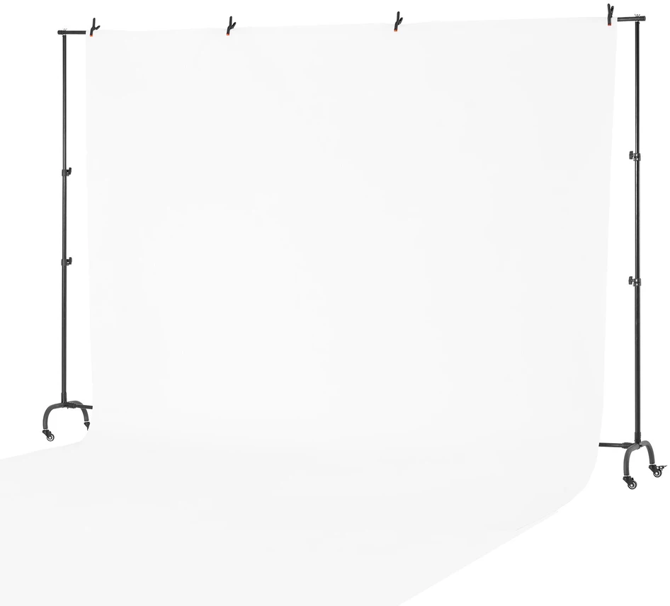 VEVOR Fotosienelės stovas 213 x 300 cm su ratukais
