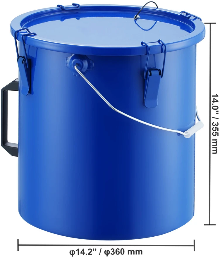 VEVOR Seilių aliejaus kibiras 22.7L su filtro maišu