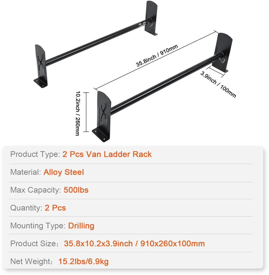 VEVOR Vandens latako laikiklis iki 227 kg