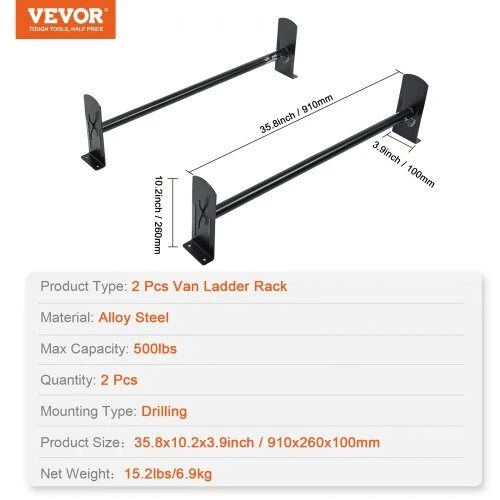 VEVOR Vandens latako laikiklis iki 227 kg