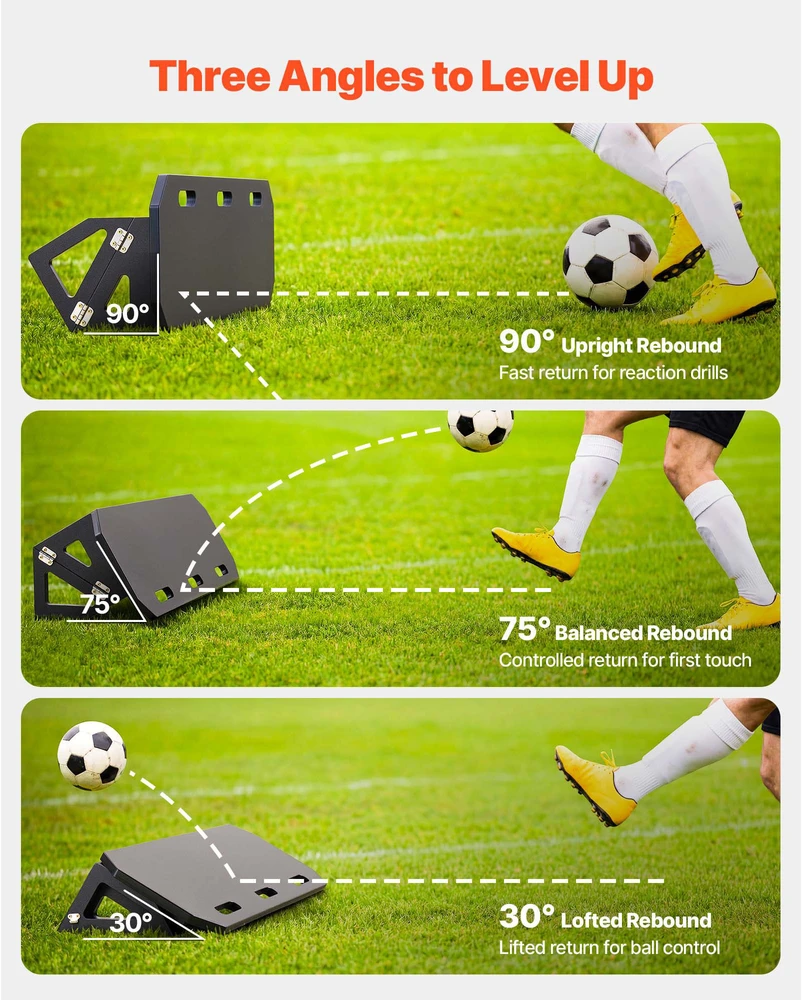 VEVOR Futbolo atmušimo lenta, 1000 x 300 mm