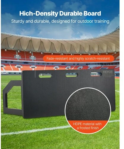 Vevor Futbolo atmušimo sienelė 100x40 cm su dviem kampais