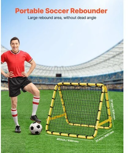 VEVOR 37x35x40 cm futbolo atšokimo tinklas