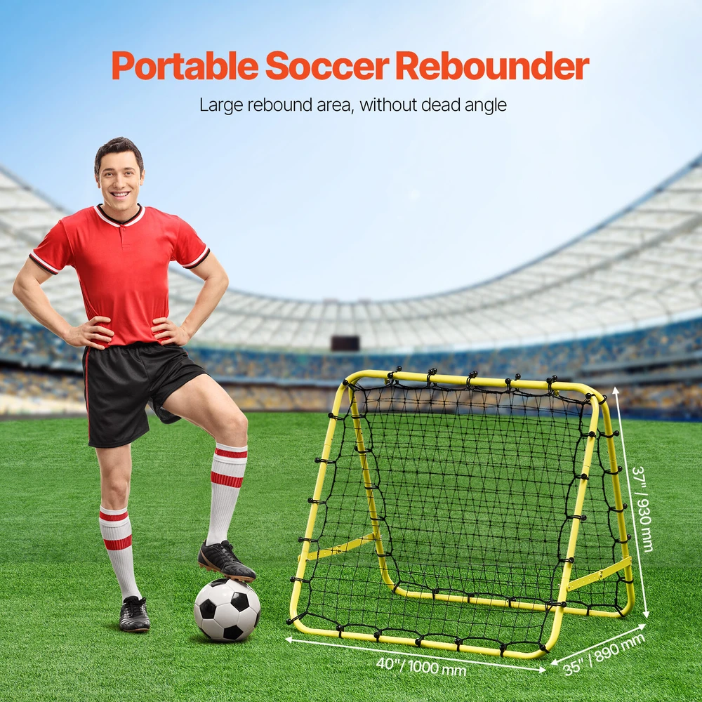 VEVOR 37x35x40 cm futbolo atšokimo tinklas