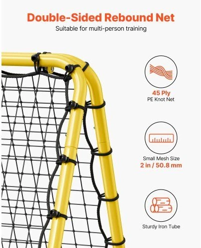 VEVOR 37x35x40 cm futbolo atšokimo tinklas