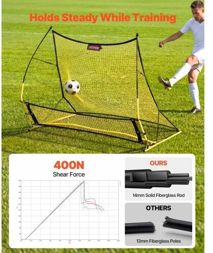 Futbolo atšvaitas VEVOR SCR001, 1830 x 1085 mm