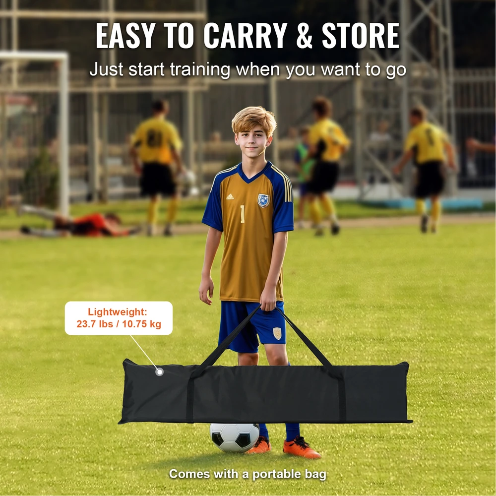 VEVOR Futbolo atšokimo tinklas 12x6 FT