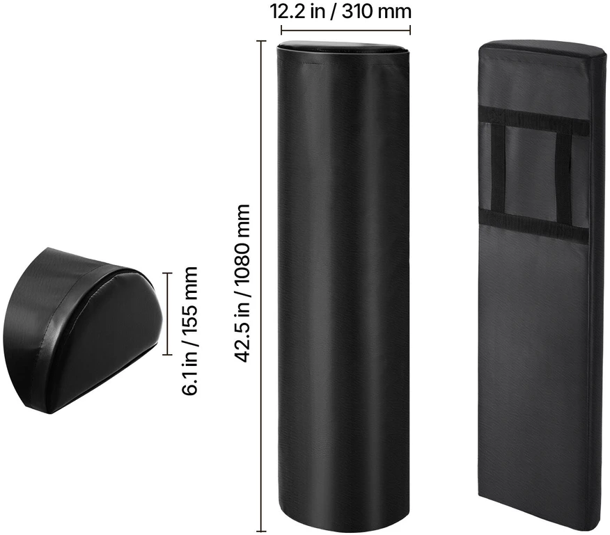 VEVOR Futbolo manekenas treniruotei 108 cm 2 vnt.