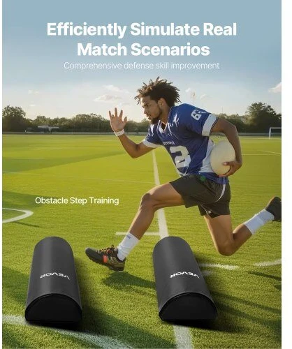 VEVOR Futbolo manekenas treniruotei 108 cm 2 vnt.