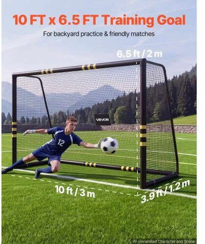 Futbolo vartai VEVOR DKS-86530, 3 x 2 m