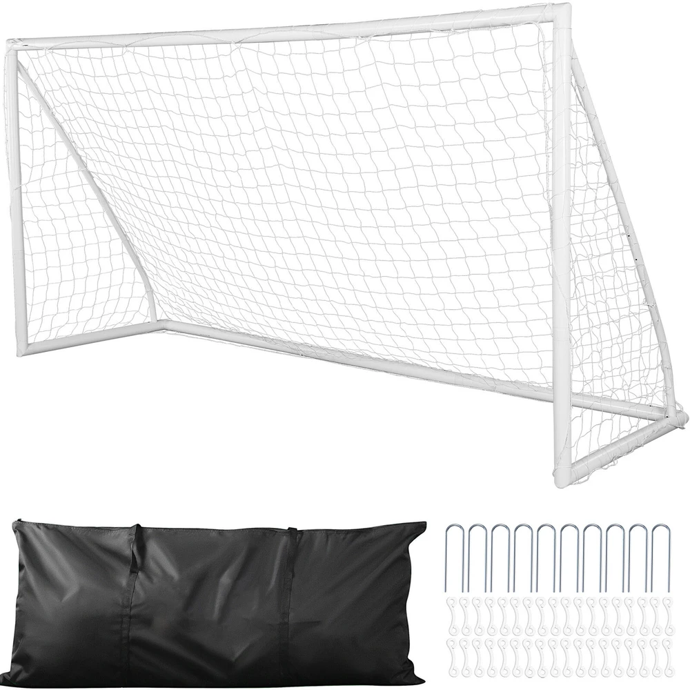 VEVOR Nešiojami futbolo vartai 3.7x1.8 m