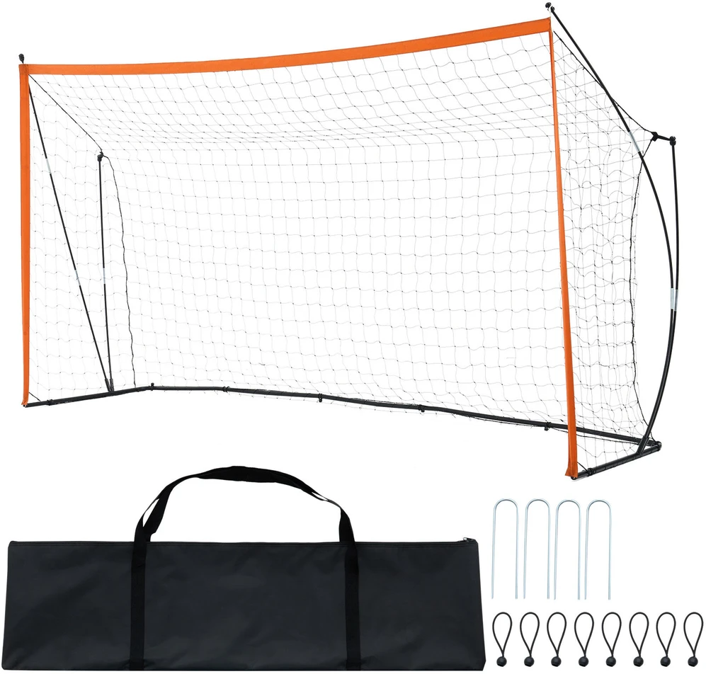 VEVOR 12x6 pėdų nešiojamas futbolo vartų tinklas vaikams