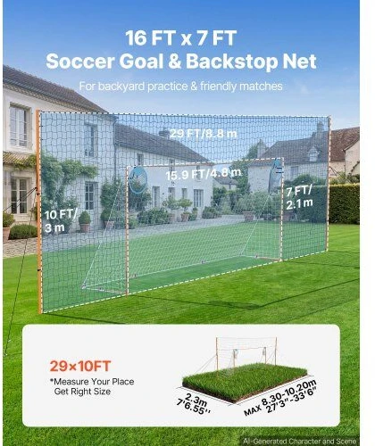 VEVOR Futbolo vartai 4,84 x 2,12 m