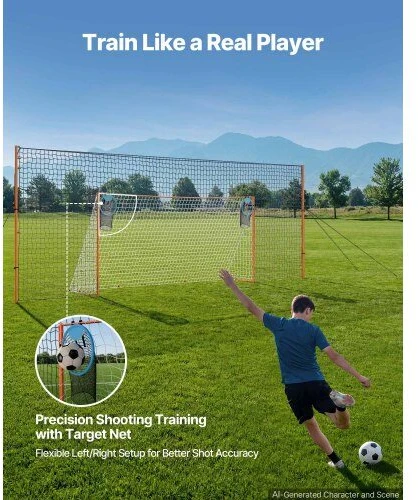 VEVOR Futbolo vartai 4,84 x 2,12 m