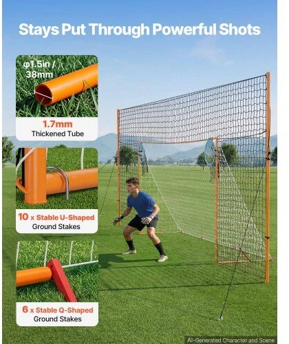 VEVOR Futbolo vartai 4,84 x 2,12 m