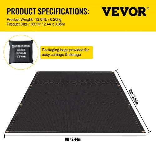 VEVOR Priešgaisrinės antklodės, 2 vnt., 244 x 305 cm