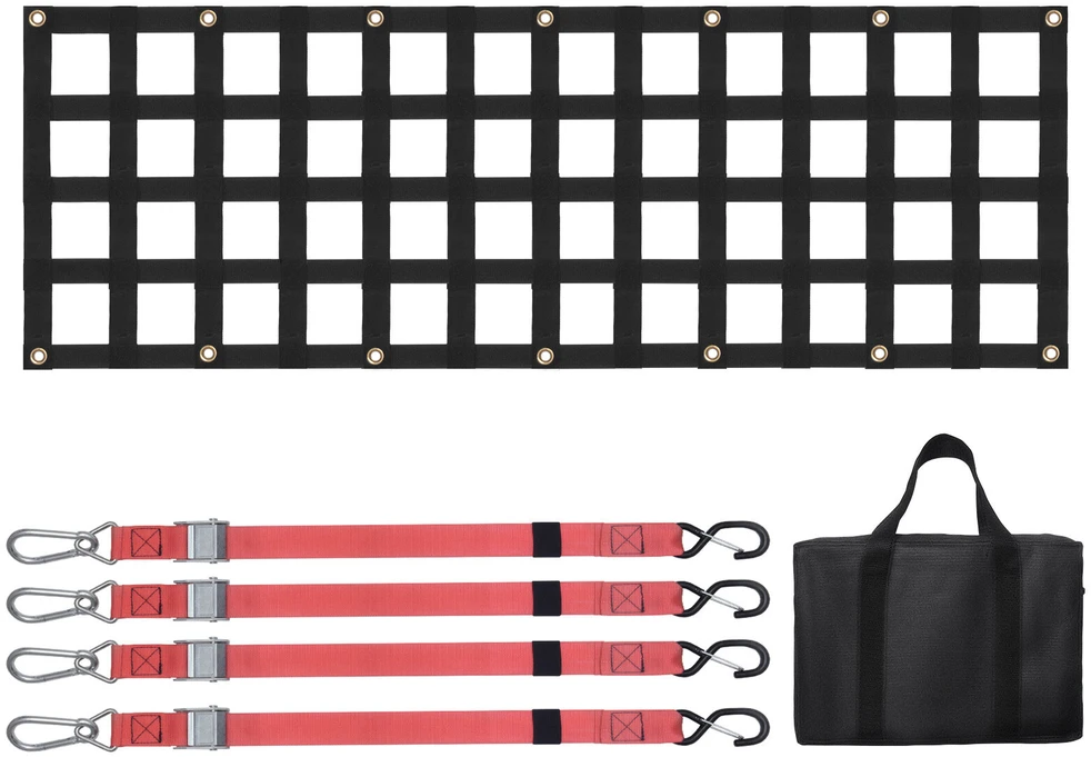 VEVOR pikapo bagažinės tinklas 137 cm x 46 cm
