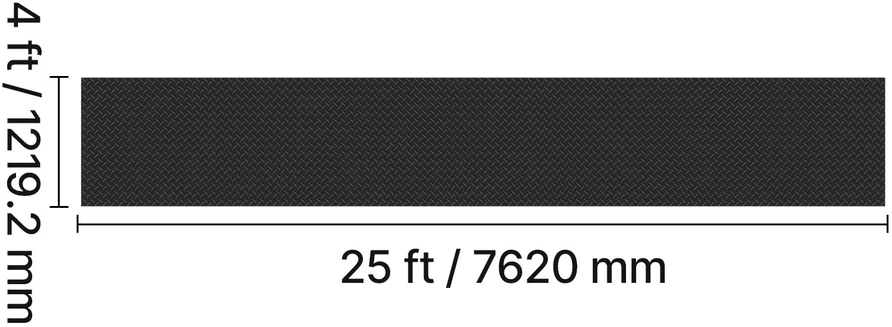 VEVOR Garažo grindų kilimėlis 1,22 x 7,62 m ne slydžiui