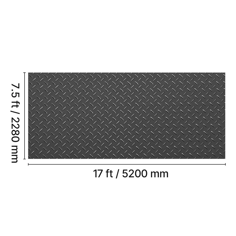 VEVOR Garažo grindų kilimas, 2,28 x 5,2 m, PVC