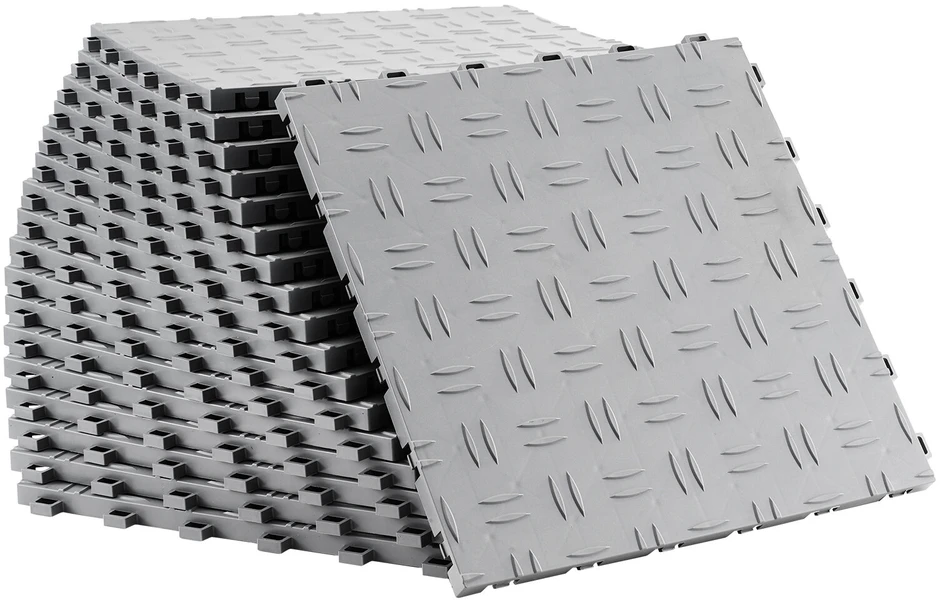 VEVOR Neužrakinamos garažo plytelės, 305 x 305 mm