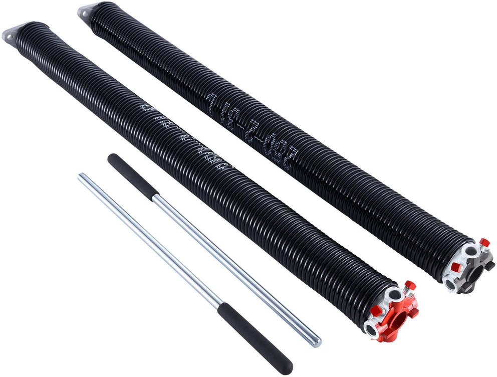 VEVOR Garažo durų torsioninės spyruoklės 6.35 x 50.8 x 787 mm su prasukimo lazdomis