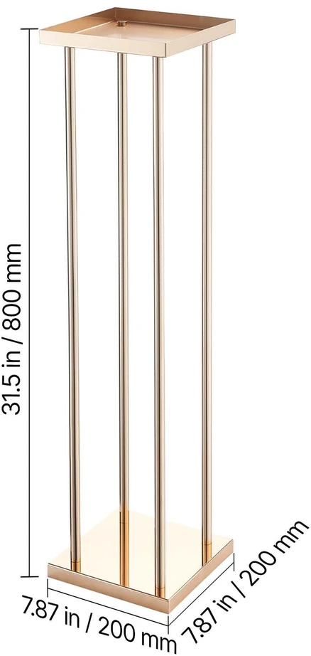 VEVOR Vestuvių gėlių stovai, 10 vnt, 80 cm