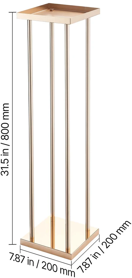 VEVOR Vestuvių gėlių stovai, 10 vnt, 80 cm