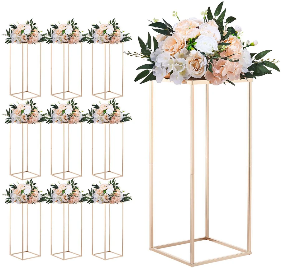 VEVOR Vestuvių gėlių stovai 10 vnt. 60 cm aukščio