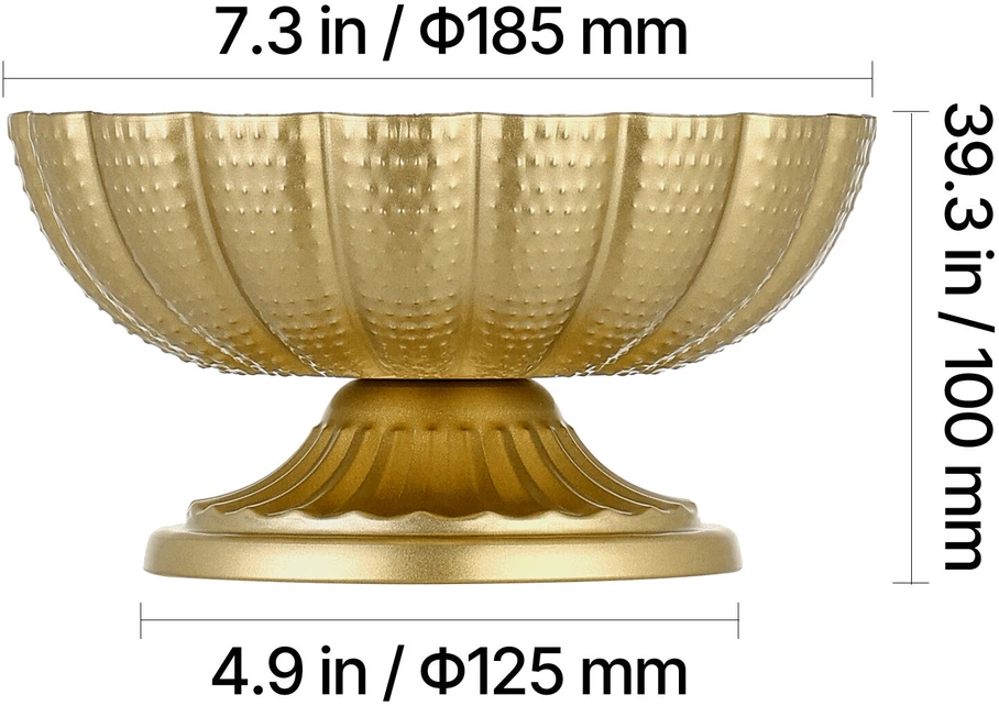 VEVOR 10 vnt. vestuvinė gėlių vaza 12 cm aukščio