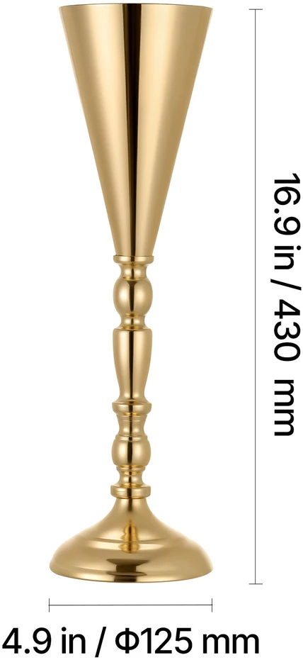 VEVOR 20 vienetų vestuvinės gėlių vazos, 43 cm aukščio